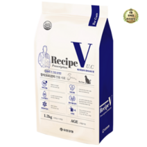 라이브잇 유한양행 Recipe V 고양이 처방식사료, 3개, 1.2kg, 유리너리(비뇨계)