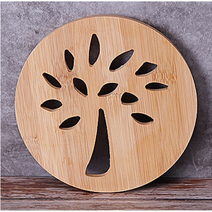 원목 꽃모양 냄비 받침 선택1종, 나무, 1개