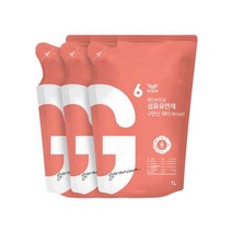 레인보우샵 섬유유연제 구연산 워터 1L 리필x3 제라늄향