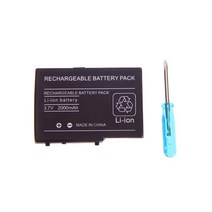 2000mahBattery for DS Lite Nds Ndsl 3.7V Rechargeable Lithium-ion Battery + Tool, 1 set 1