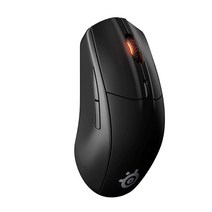스틸시리즈 SteelSeries 라이벌 3 무선 게이밍 마우스 배터리 400시간 이상 듀얼 2.4GHz 및 블루투스 500만~6000만 18000CPI 트루무브 에어 광학 센서62, Rival 3스틸시리즈, Wireless