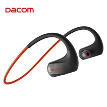 오토바이블루투스 이어폰 Dacom Athlete 무선 헤드폰 스포츠 IPX7 방수 블루투스 이어폰 AAC 달리기용 20H, 스페인, [01] Red