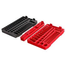 [밀워키 정품]Milwaukee 48-22-9486T 0.6cm14인치-1cm38인치 래칫 소켓 세트 패키지 아웃 트레이 포함 106개