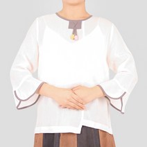 토지몰 생활한복 여성 인견 꽃방울 블라우스