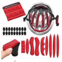 자전거 헬멧 패드 부드러운 안감 헬멧 스폰지 9pcs, 블랙, 9개