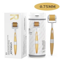 뷰티디바이스 ZGTS 192 피부 롤러 마이크로 바늘 얼굴 관리 탈모 처리를 위한 티타늄 Mezoroller Microneed, [04] 0.75MM, 04 0.75MM
