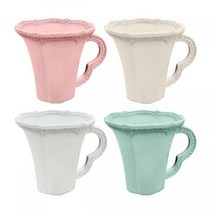 VBC까사 레이스 머그잔, 상세설명 참조, 크림