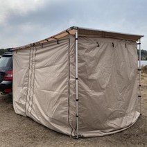 어닝룸 텐트 야외 새로운 스타일의 차양 방수 캠핑 천막 룸 Suv 개폐식 자동차 사이드 공장 도매, Khaki 2M 2M