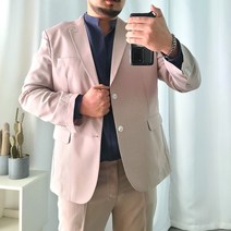백키로그램 / 100~130 남자빅사이즈 린넨 수트 자켓 큰사이즈
