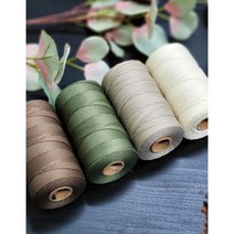 2.0mm 150g 무광 폴리에스터 팔찌 매듭끈 솔리드 컬러 여름실 팔찌끈 팔찌매듭실, 05. Moss Green