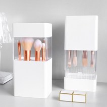 커버 브러쉬 꽂이 펜슬 정리함 건조대 2color, 화이트, 1개