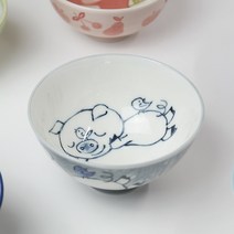 캐릭터 파스텔 돼지 공기대접, 대접