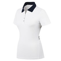 엘르골프 여름 여성 셔링 반팔 티셔츠