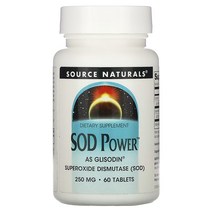 소스내추럴스 SOD Power 250mg 60정, 1개, 기본