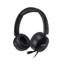 알로팝 ST-UDY410 헤드셋 스마트폰 PC 노트북, 블랙