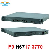 H67SL 6 * 인텔 82583V 2 SFP 1U 케이스 네트워크 서버 방화벽 라우터 i7 3770 프로세서 기기 VPN 포함