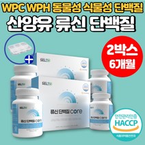 류신 프리미엄 정 타블렛 뉴신 뮤신 루신 동물성 식물성 산양유 단백질 알약 leuchine L로이신 필수 아미노산 WPH WPC 완두 분리 대두 단백 식약처 인증 헬린이 운동 근육, 2박스