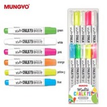 문교교재 문교 멀티 초크펜 세트 보드유리펜 사무용 멀티초크펜, 1개, 3색