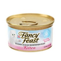 퓨리나 팬시피스트 화이트라벨 흰살생선 85g 키튼, 단일 수량