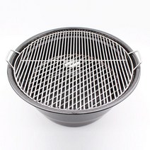 석쇠 캠핑 화로 조개 구이 바베큐 그릴 숯불 화로대, 외피