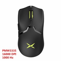 디럭스 m800 rgb 2.4ghz 무선 + 유선 게임용 마우스 듀얼 모드 16000dpi 경량 인체공학적 1000hz 마우스소프트 로프 케이블 포함, m800 발3335, 씨엔