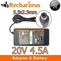 정품 ADPC2090 AC 어댑터 20V 4.5A 90W 충전기 AOC AG251FZ CQ27G2U MSI OPTIX MPG27CQ XG3420C AG251FZ2 C3583FQ 전, CHINA_20V4.5A 5.5x2.5mm