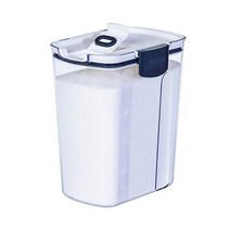 스테인리스 힌지가 있는 프로시저 인터내셔널 PKS-500 프로키퍼 플라스틱 설탕 저장 용기 투명