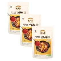 CJ 장 다담 순두부찌개양념 된장찌개 집된장 홈쿡 130g 3개 1세트, 13세트