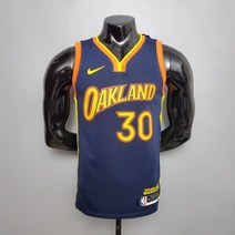 골든 스테이트 워리어스 NBA 져지 농구 유니폼 스테판 커리 네이비 오클랜드