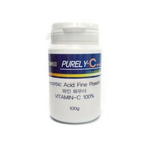 영국DSM 파인파우더 미립자 천연원료분말비타민C 100g 원터치캡, 1개