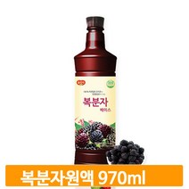 감식초 복분자 원액 970ml 베이스 음료 카페 요거트