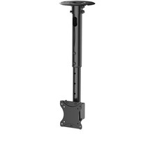 CLB-110F(블랙) 15~27인치 티비 천정형 브라켓 TV 설치 모니터, CLB-110F(블랙 기본1M+연결봉50cm)