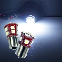 자동차 순정 램프 DIY 교체용 국산 LED 전구 캠핑카 버스 화물차 트럭 트레일러 픽업, 화이트LED 24V용 14발 싱글, 상세페이지참조