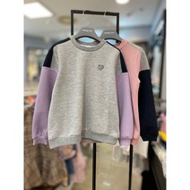 8층 레노마키즈 동아쇼핑점 편하고 촉감좋은 데일리 여아 칼라블럭 맨투맨티 R2232T164 / 22가을신상 30%할인 맨투맨티!! 트레이닝바지와 코디하면 예뻐요~~