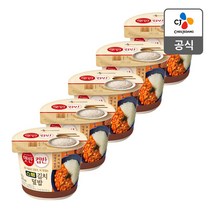 [CJ직배송] 햇반 컵반 스팸김치덮밥 251g X 5개원산지: 상세설명참조