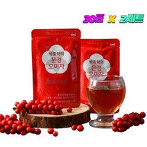 2세트 마인드헬스 문경오미자 80ml 30포 문경 오미자 추출물 원액 오미자즙 생오미자 열매 추출액 차 무설탕 저온추출 엑기스 국산 유기산 단백질 쉬잔드린 효능 세트 자연산 오미자 즙 오미자 주