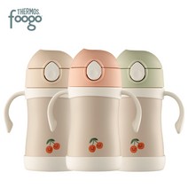 써모스 [2021 신제품]써모스 뉴트럴 푸고 진공단열 빨대컵 TKFE-280 280ml, 선택완료, 뉴트럴핑크