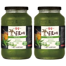 꽃샘 꿀알로에차 1+1 1kg+1kg 액상차
