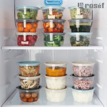 [로제프] 쿠킹쿡 33개세트 전자렌지 냉동 밥보관용기 350ml, 04.혼합, 선택:04.쿠킹쿡 혼합 33개