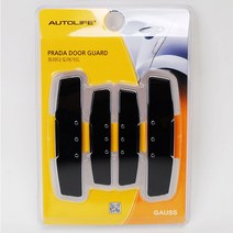 가우스 자동차 문콕방지 도어가드 프리미엄 4p, 블랙, 4개
