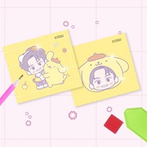 아트박스/아이러브페인팅 DIY데코 NCTx산리오 보석십자수 9.5x11cm 폼폼푸린&양양, 단품