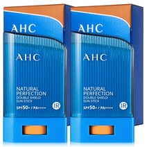 A.H.C 내추럴 퍼펙션 프레쉬 선스틱 SPF50+ PA++++, 2개입, 22g