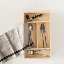 [리빙랜드마크]자작나무 수납트레이, 1개