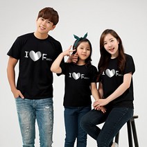 가족티 패밀리룩 알럽패밀리 반팔