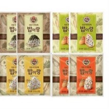 백설 밥이랑 4종세트 (야채 x 2개 + 김자반 x 2개 + 해물 x 2개 + 치즈 x 2개), 4개