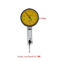 원래 수입 독일 Asimeto 및 레버 다이얼 표시기 0-0.2mm 2uM 0.01MM, 02 Small surface0-0.2MM