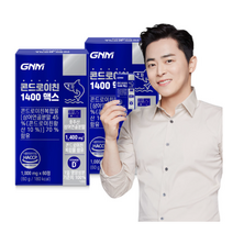 GNM 상어연골 콘드로이친 1400 맥스 비타민D 4병(4개월분), 60정, 2개