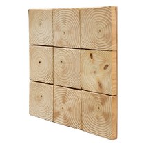 아트보드 원목보드 셀프시공 흡음패널 소음차단 흡음재 방음재 30x30cm, B