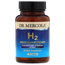 Dr. Mercola 닥터 머콜라 수소 하이드로젠 H2 Molecular Hydrogen 30정, 1개