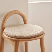 한샘 논슬립 양털방석 베이지, 단품